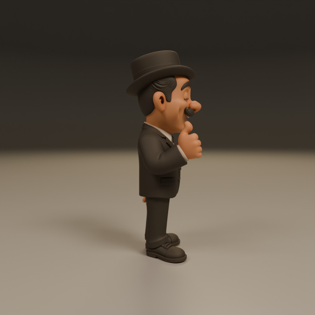 Professor Girafales 3D print model_1