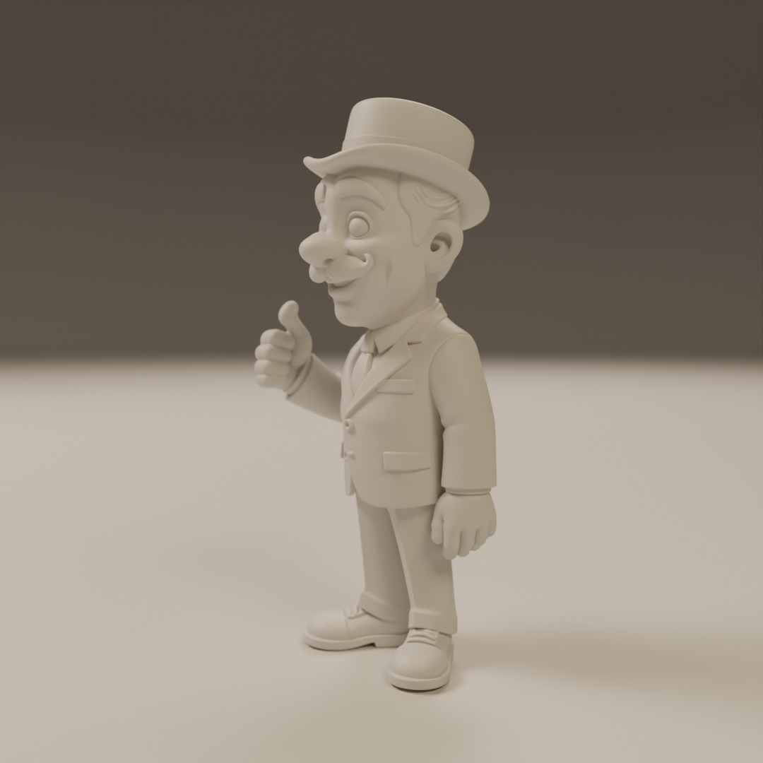Professor Girafales 3D print model_13