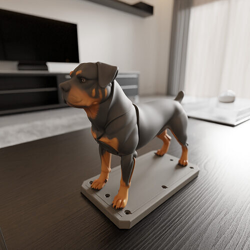 Rottweiler 3D print model