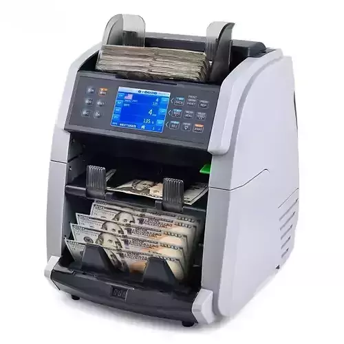 3D CAD Model Money Counting Machine-Bill and Currency Counter