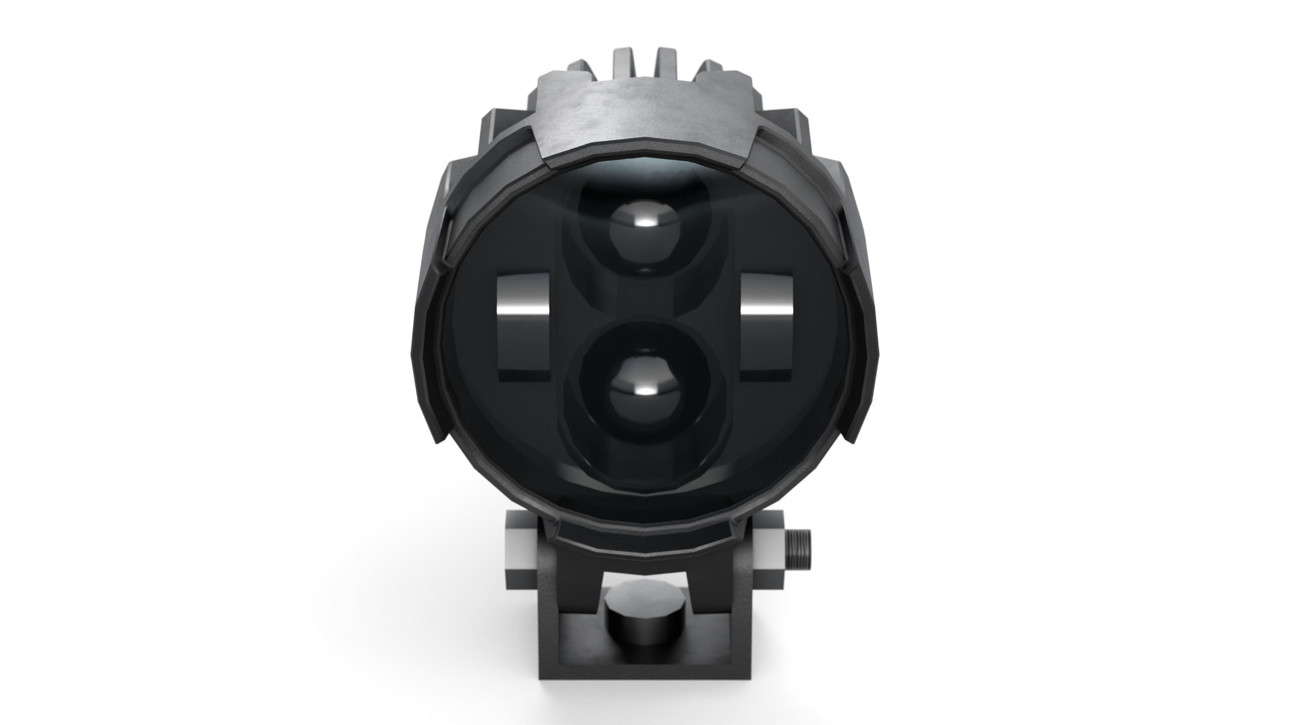 Motorcycle and Car Auxiliary Light Low-poly 3D model_4