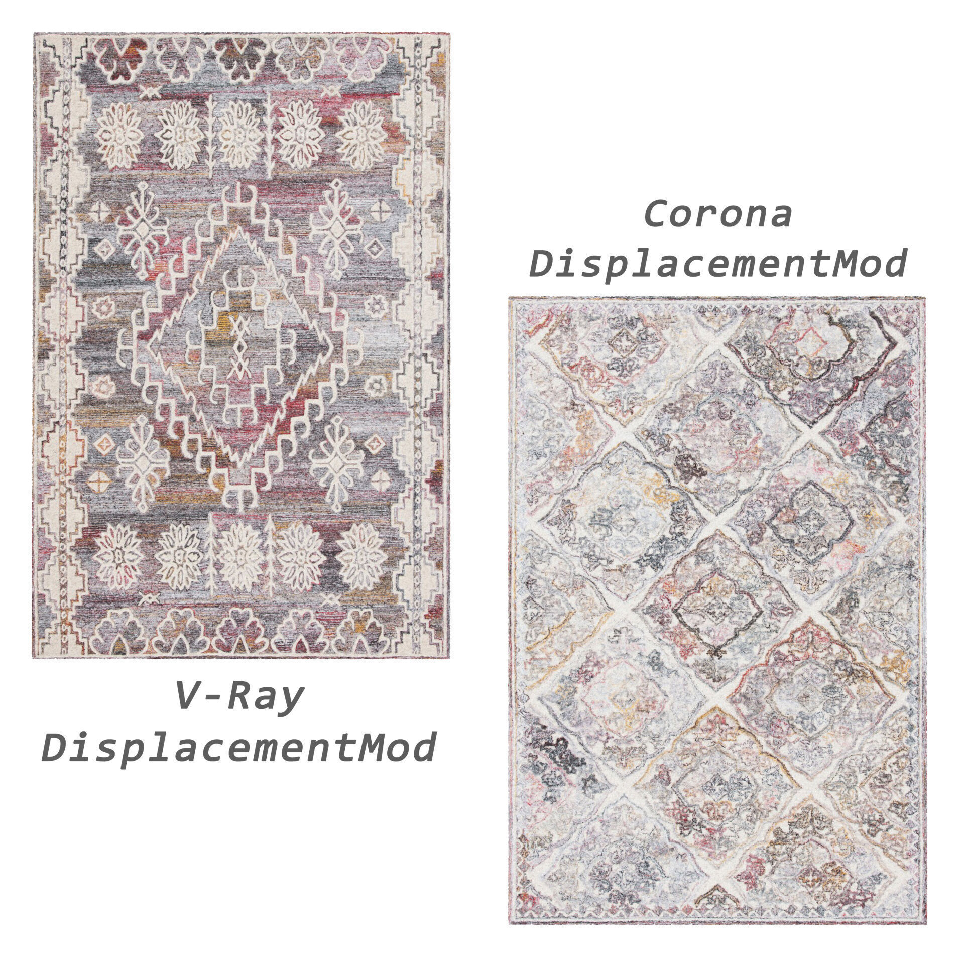 Rugs No 1035 Low-poly 3D model_2