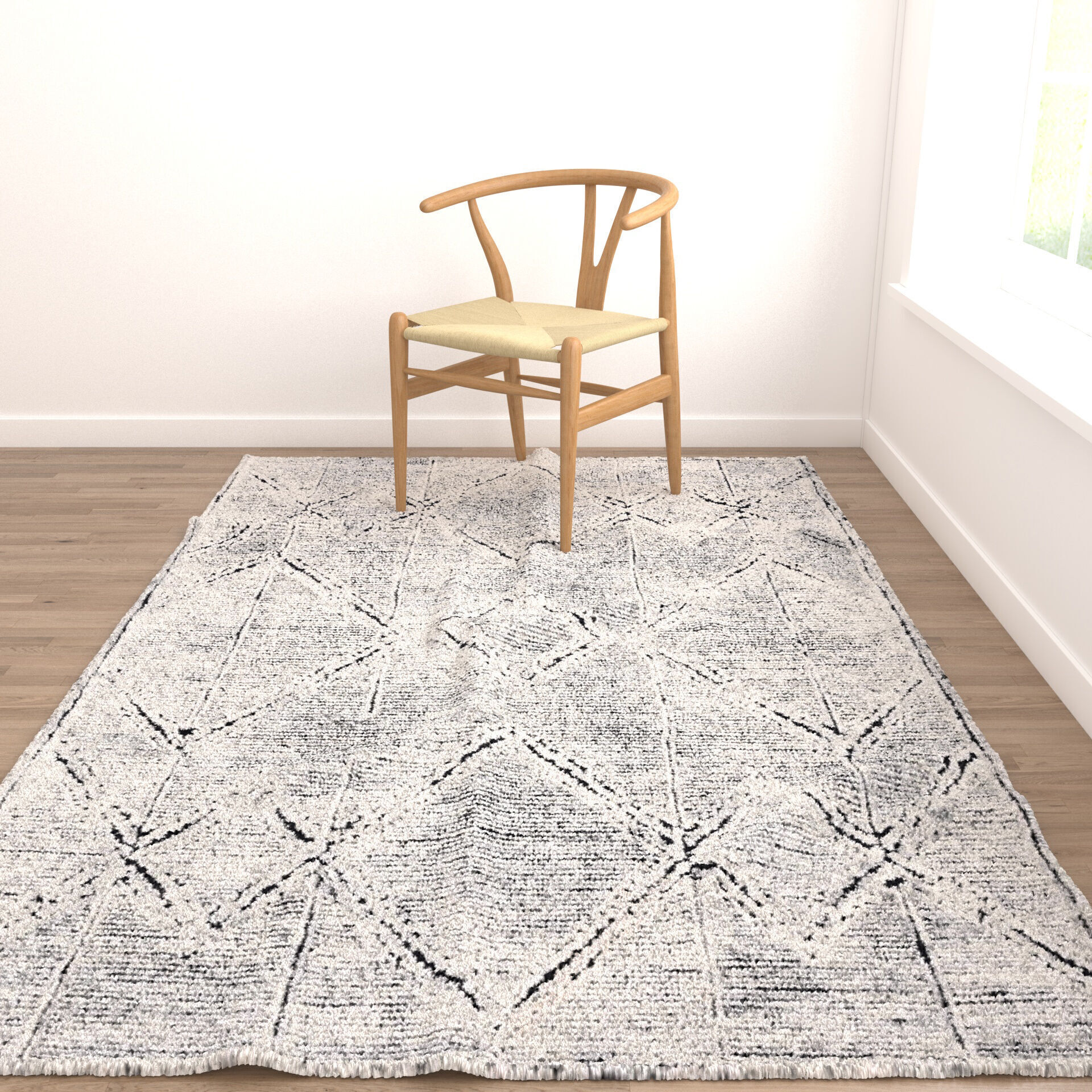 Rugs No 1035 Low-poly 3D model_3