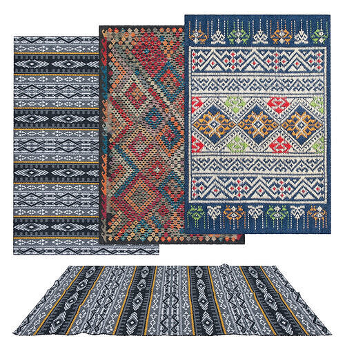 Rugs No 1036 Low-poly 3D model