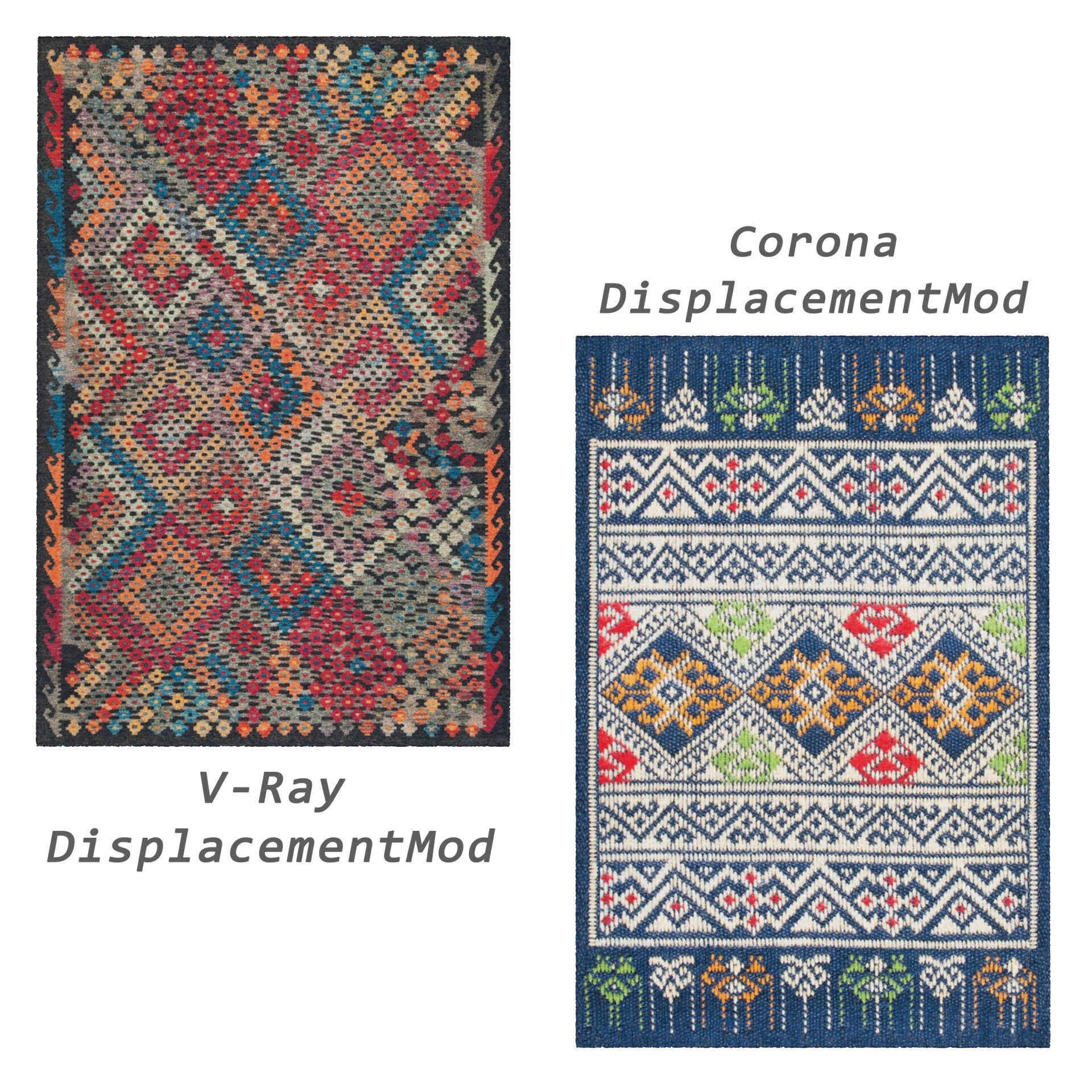 Rugs No 1036 Low-poly 3D model_2