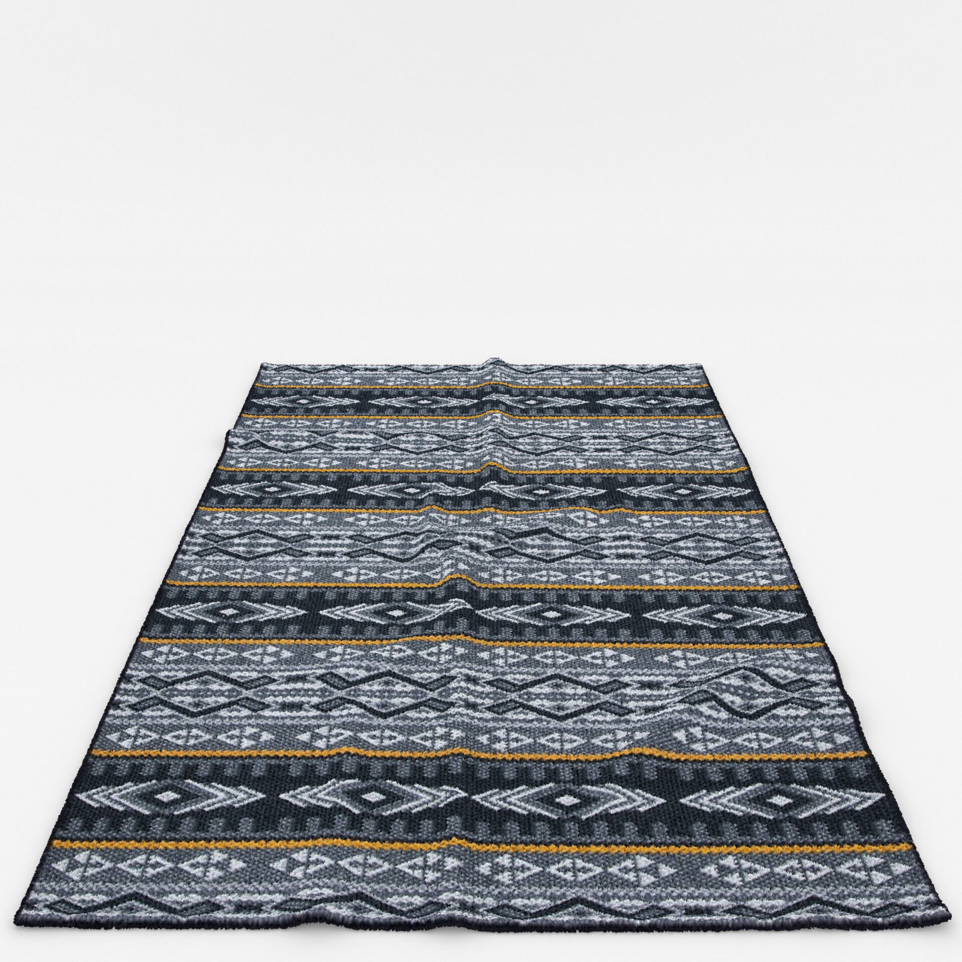 Rugs No 1036 Low-poly 3D model_6