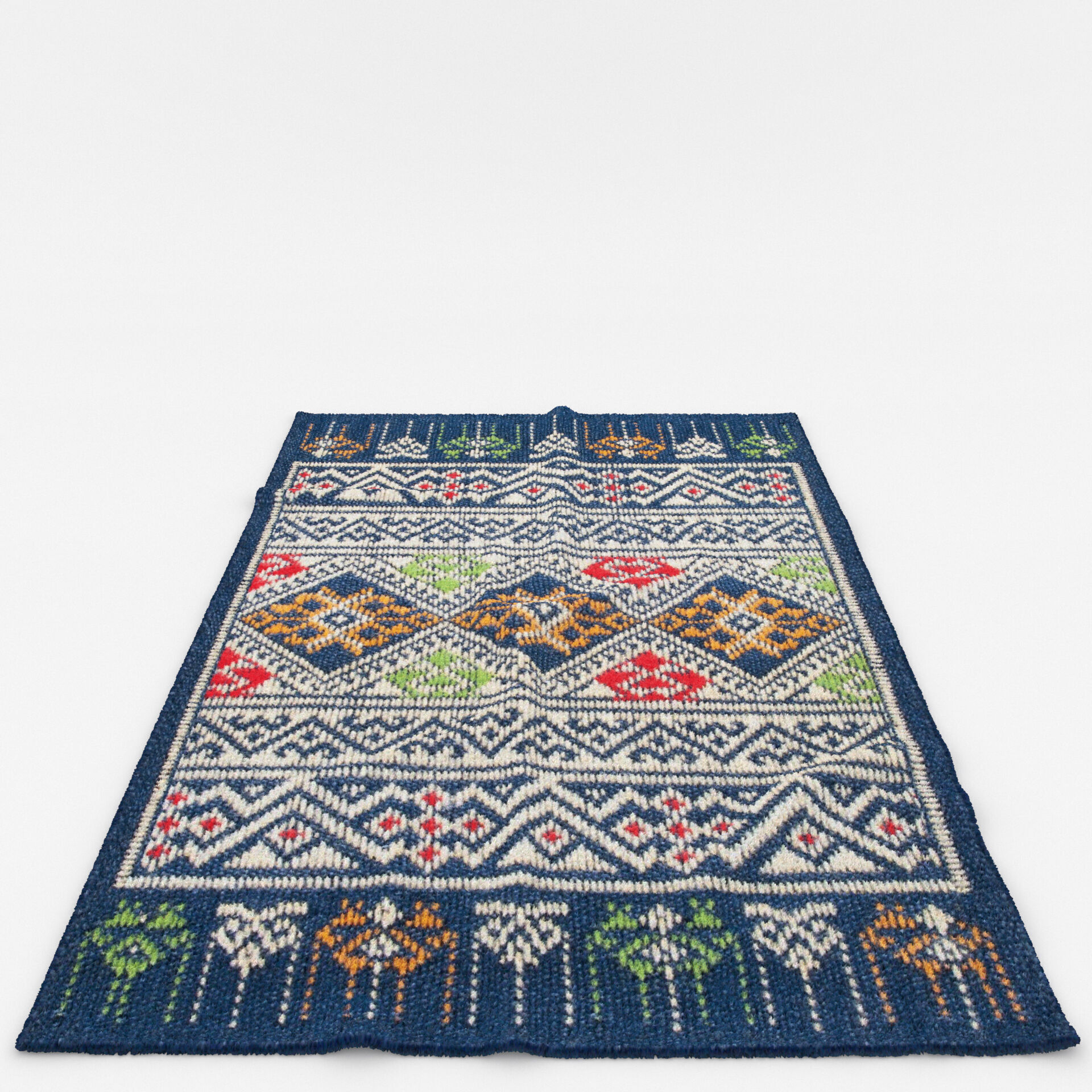 Rugs No 1036 Low-poly 3D model_4