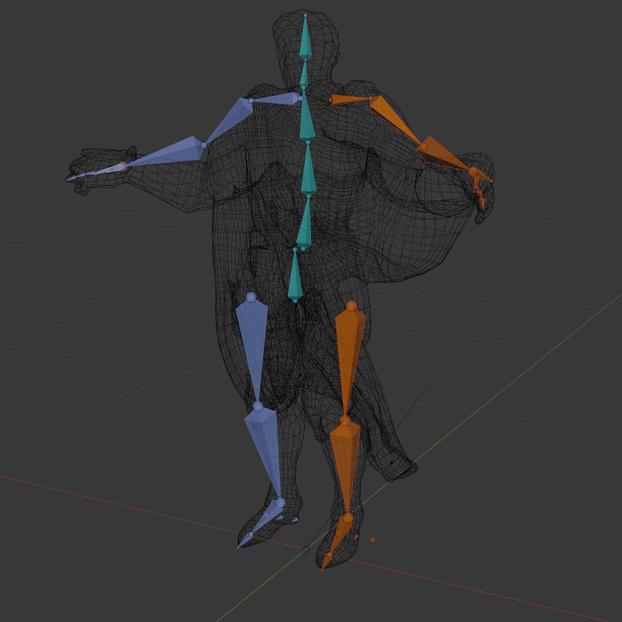 Heroic Knight in Armor with Red Cape Rigged and Animated Char... Low-poly 3D model_6