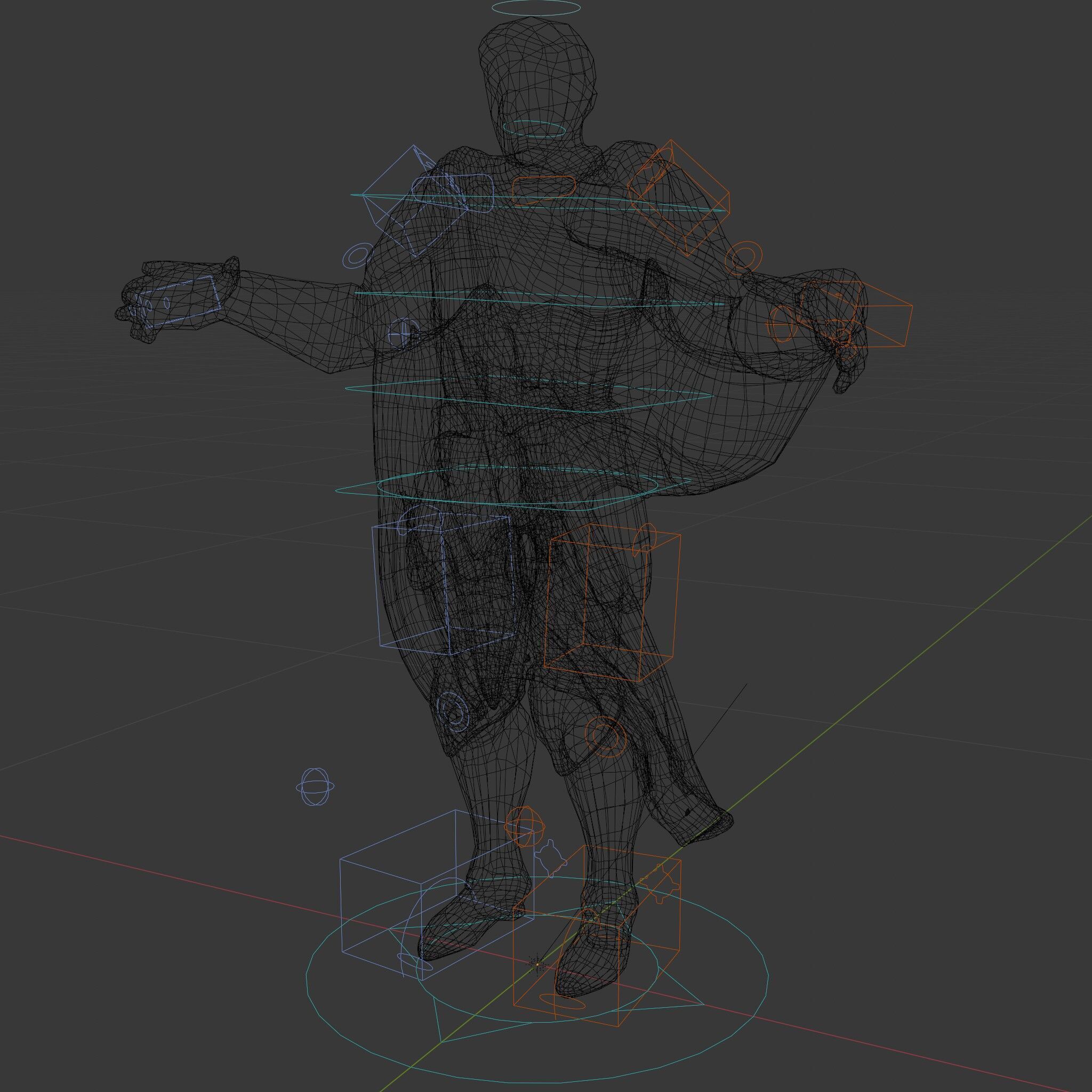 Heroic Knight in Armor with Red Cape Rigged and Animated Char... Low-poly 3D model_9