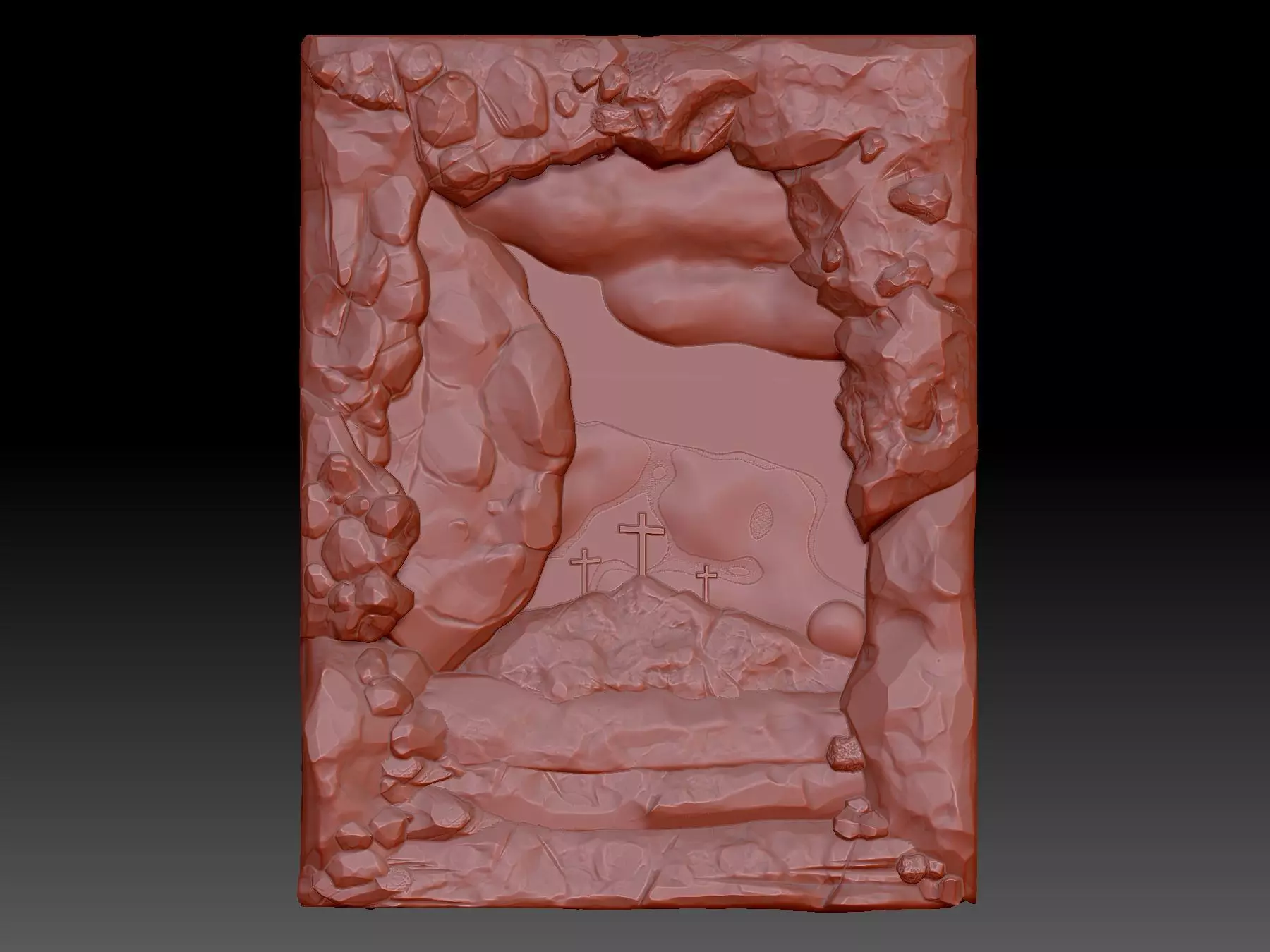  cross 3D print model_0