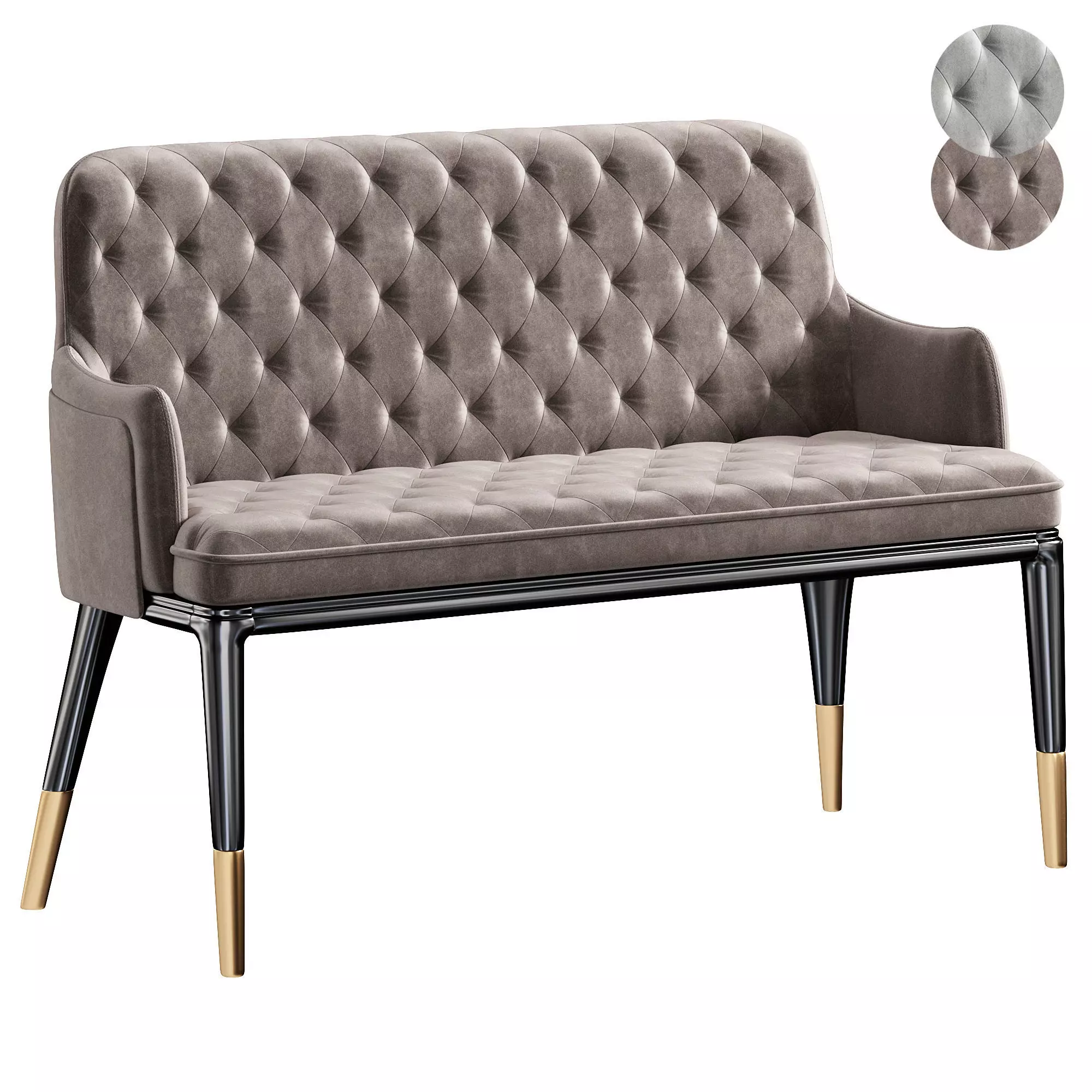 CHARLA TWO SEAT SOFA 3D model