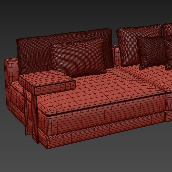 Bristol Sofa 3D model_2
