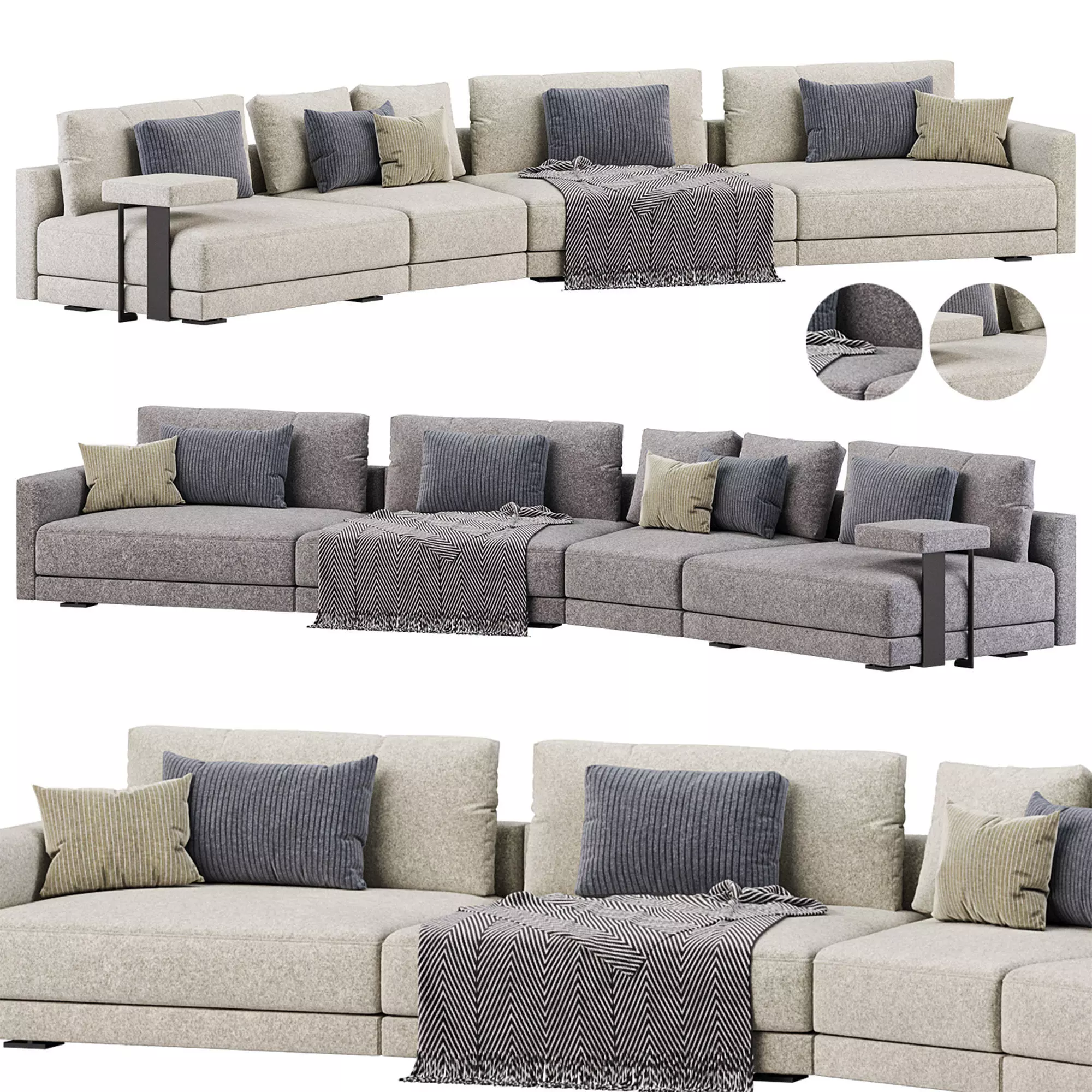 Bristol Sofa 3D model_0