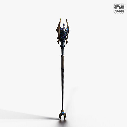 Staff 05 V2 Low-poly 3D model