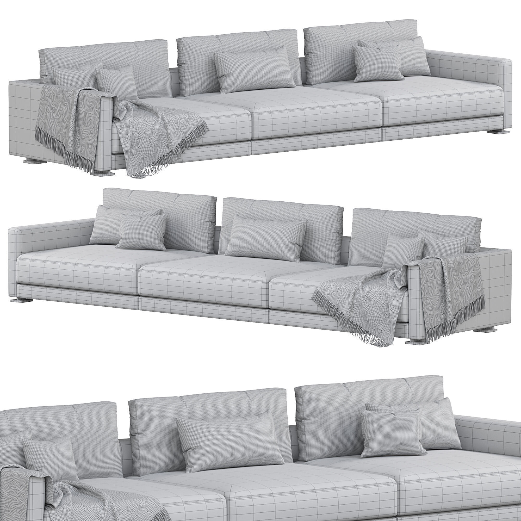 Bristol Sofa 3D model_2