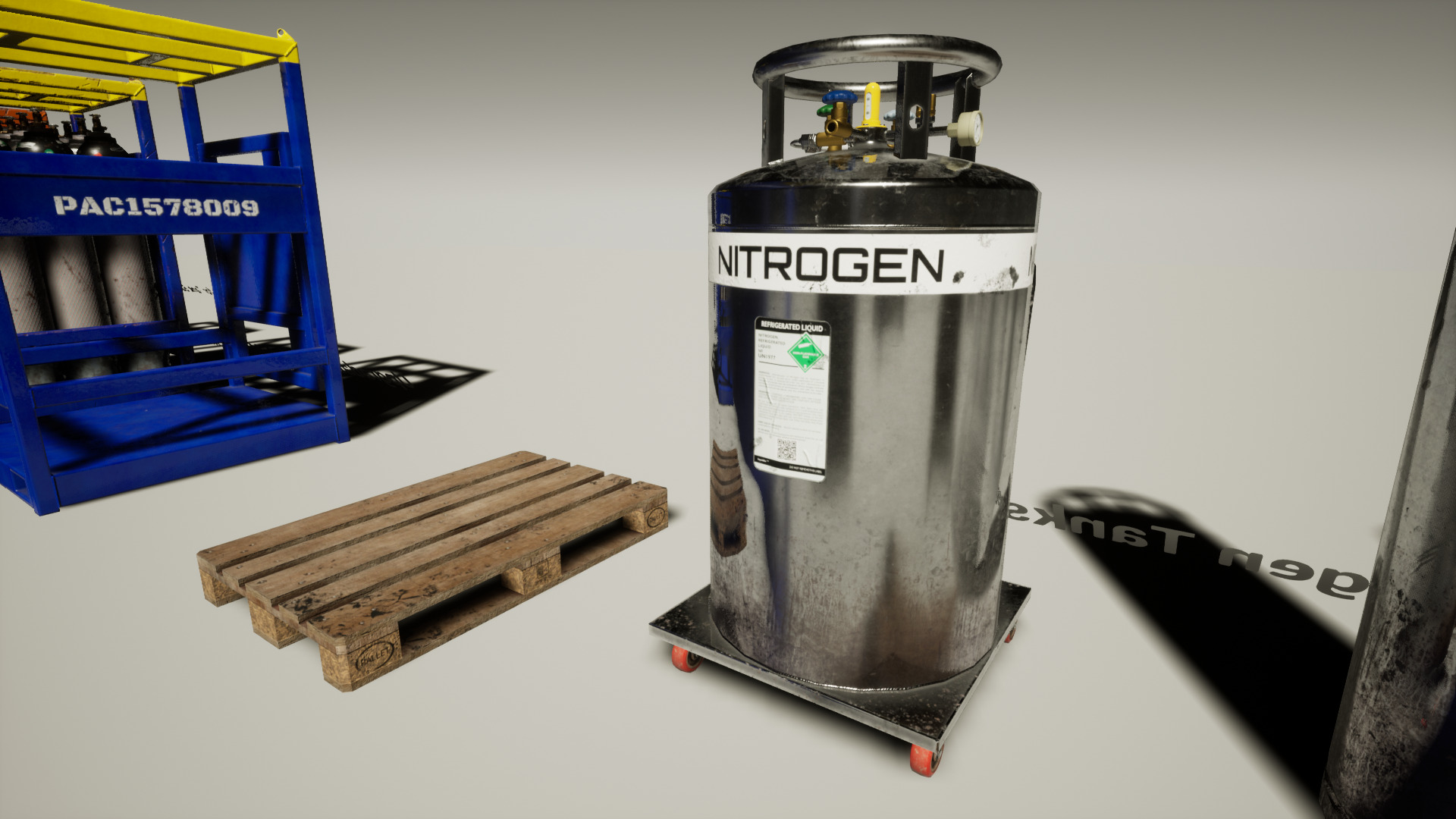 Ultimate Gas Cylinder Pack for UE Low-poly 3D model_8