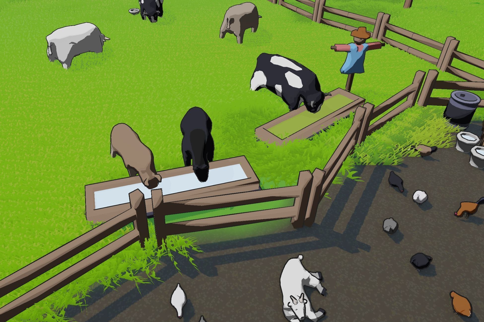 Farm Animals Pack - Stylized Low poly 3D Models Low-poly 3D model_6