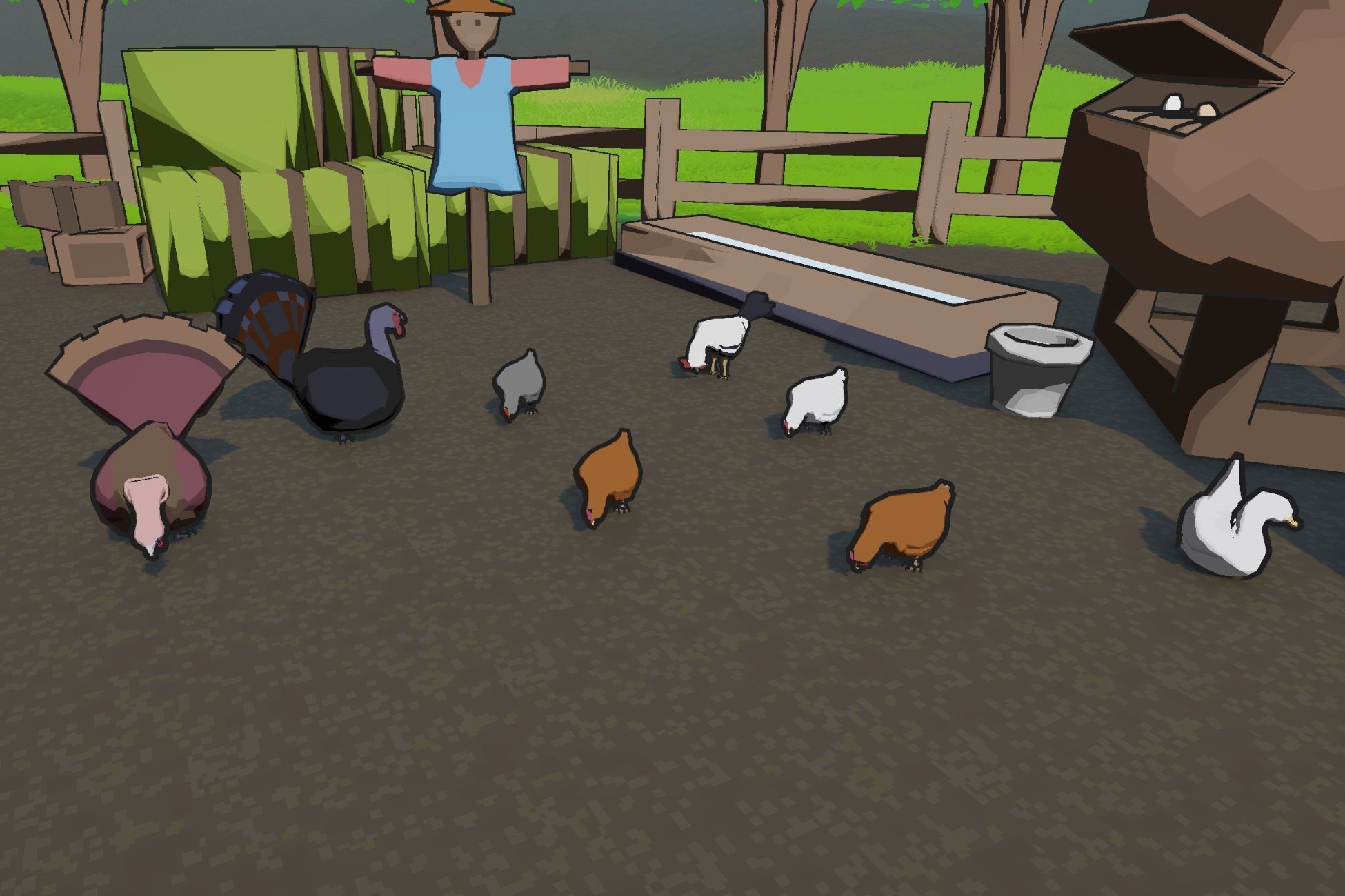 Farm Animals Pack - Stylized Low poly 3D Models Low-poly 3D model_7
