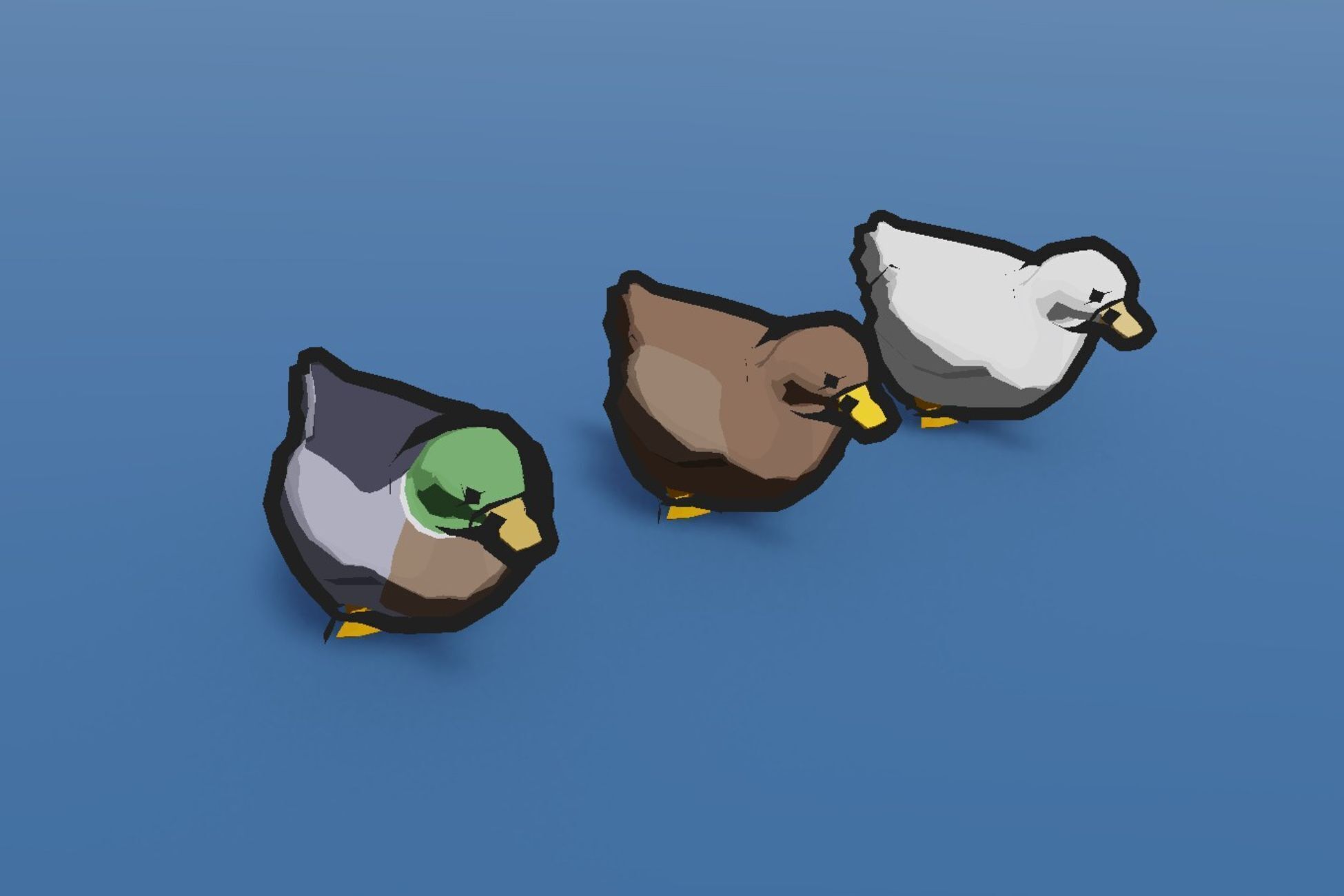 Farm Animals Pack - Stylized Low poly 3D Models Low-poly 3D model_17