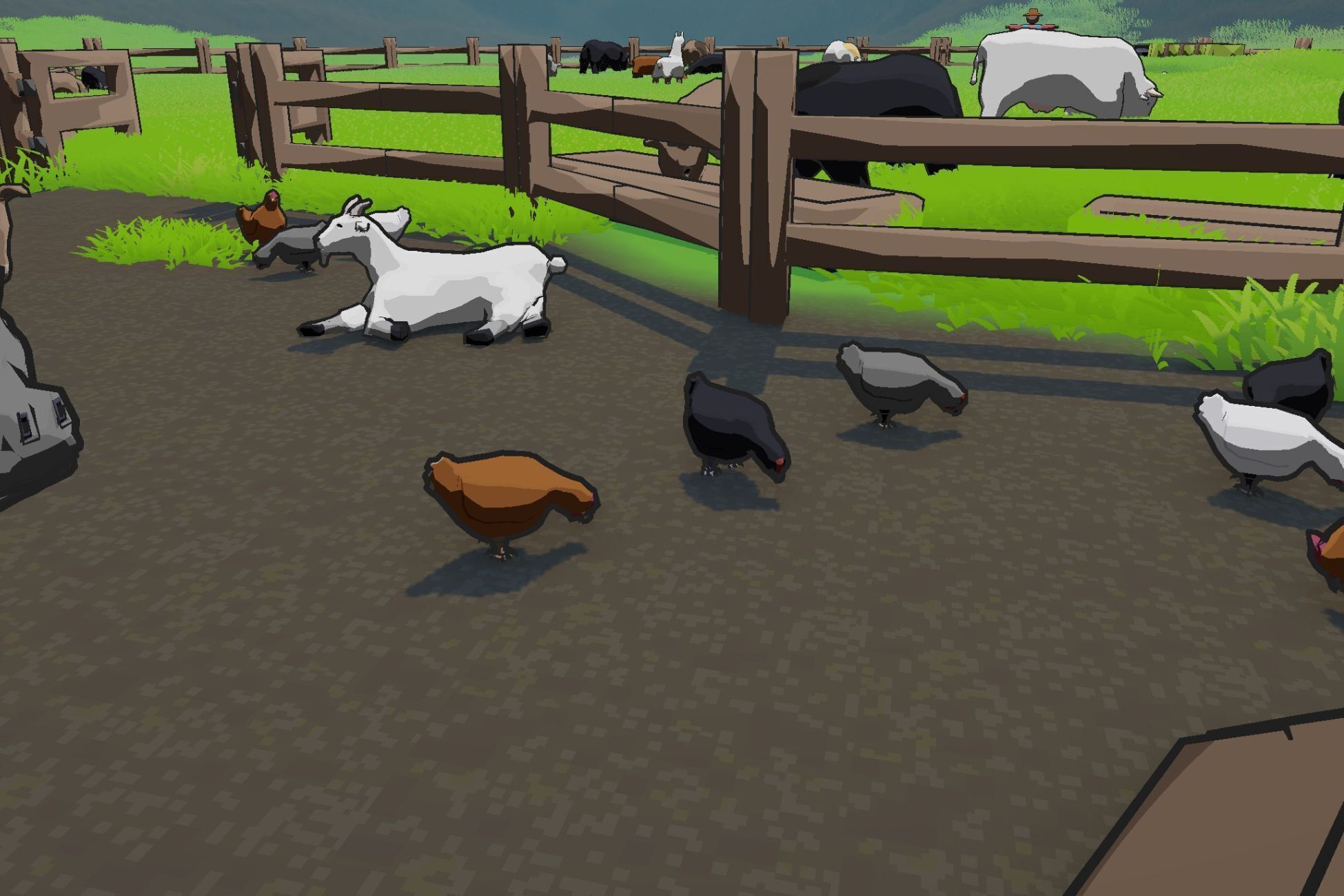 Farm Animals Pack - Stylized Low poly 3D Models Low-poly 3D model_3