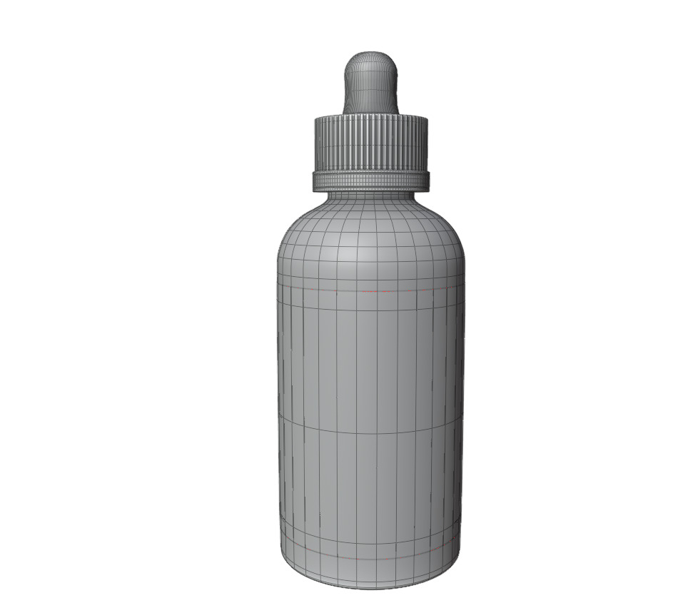 Plastic Bottle 3D model_4