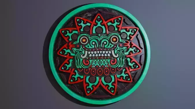 Aztec medallion