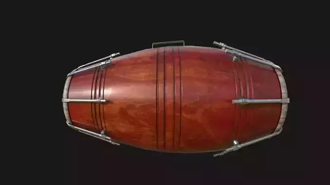 Dholak 3D Model