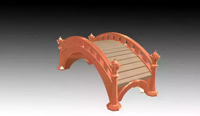 Aquarium Ornaments old bridge Free 3D print model