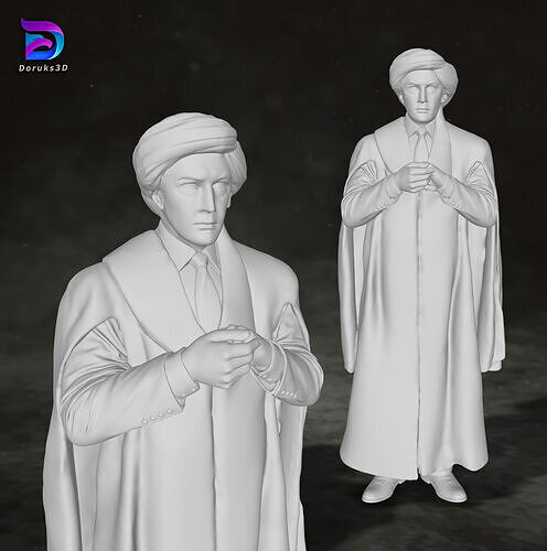Quirinus Quirrell Harry Potter Action Figures Custom Action 3D print model