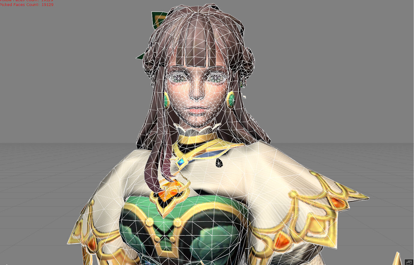 Guinevere Elegant Butterfly Low-poly 3D model_5