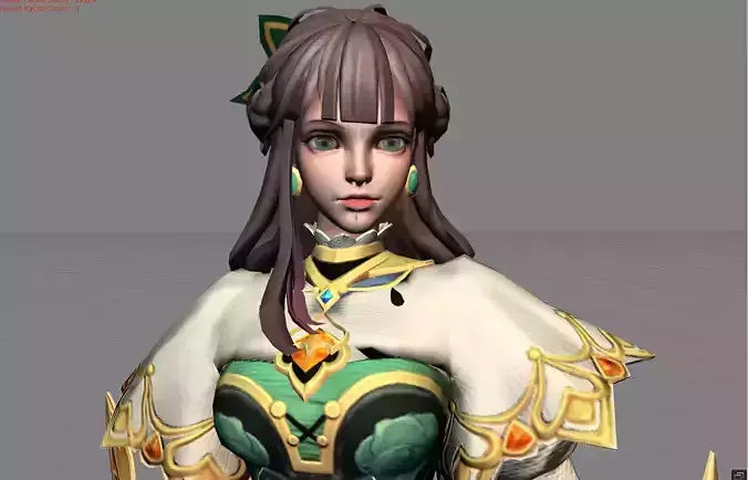 Guinevere Elegant Butterfly Low-poly 3D model Guinevere Elegant Butterfly Low-poly 3D model