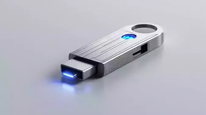 Modern luxury USB flash drive designed  3D print model