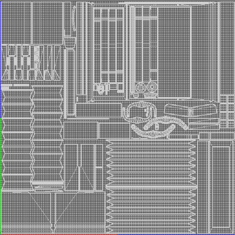Harmonium 3D Model Low-poly 3D model_6