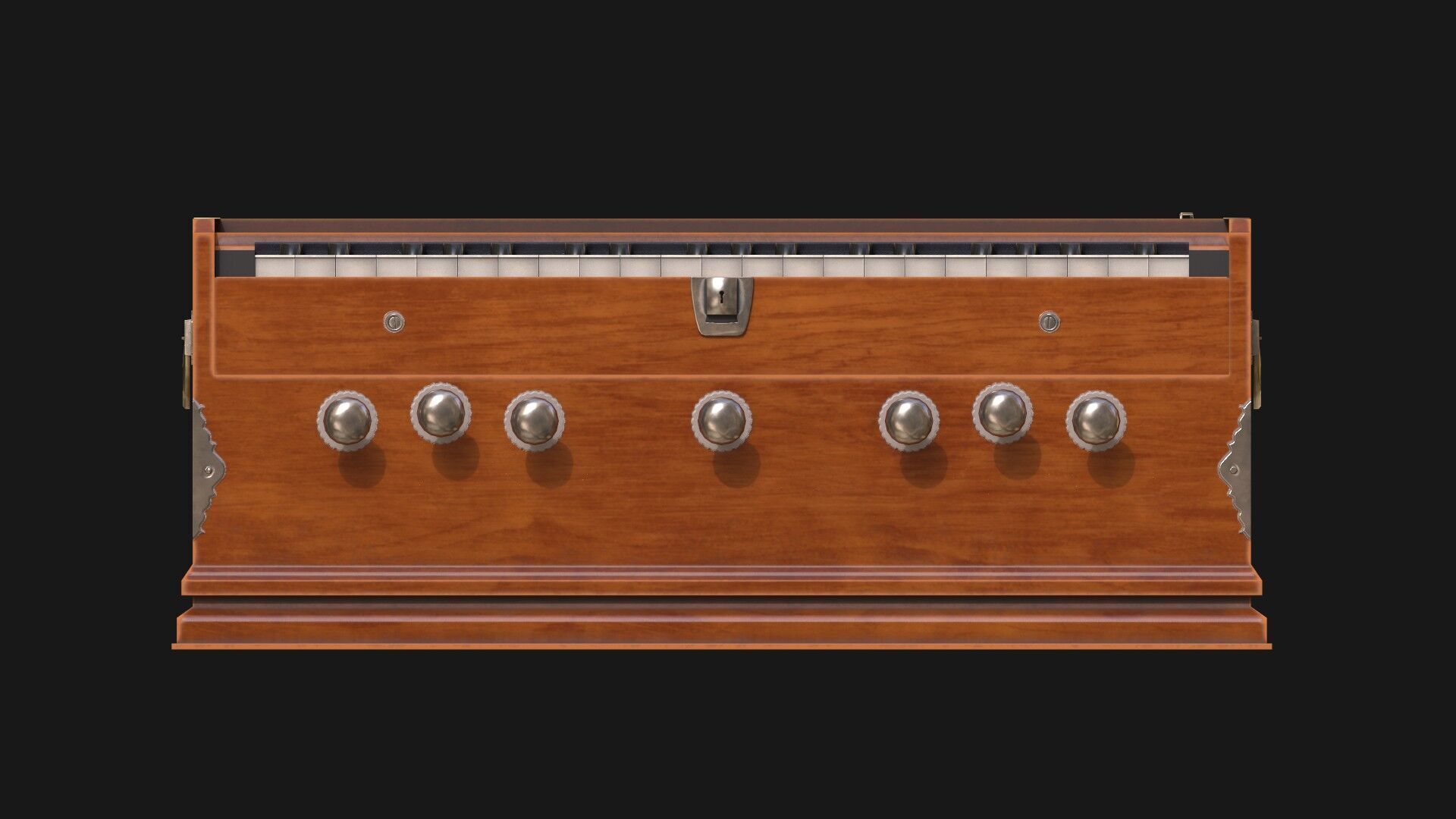 Harmonium 3D Model Low-poly 3D model_2