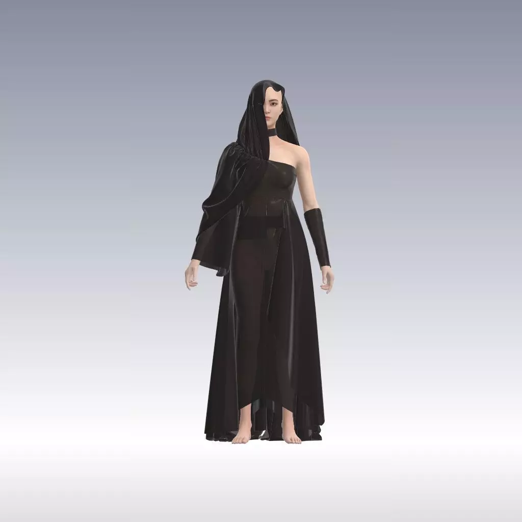 Dune Inspired Garment 3D model_0