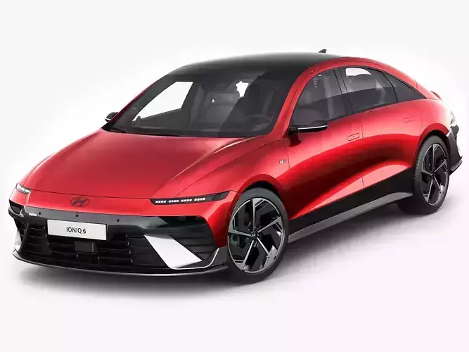 3D Hyundai Ioniq 6 N-line 2026