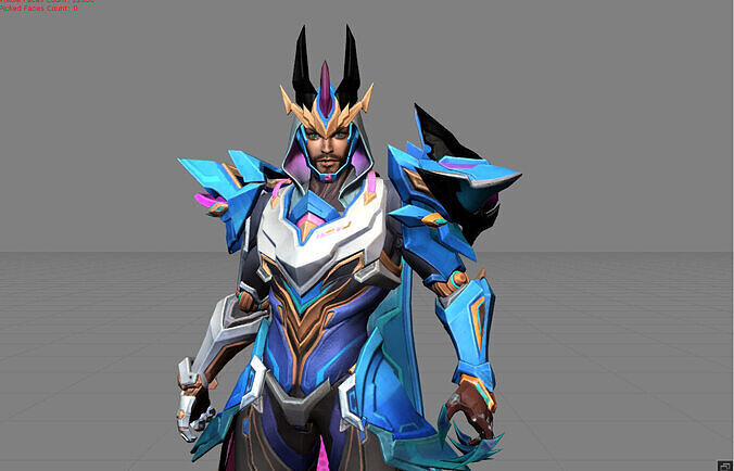 Khaled Wave Strider Low-poly 3D model