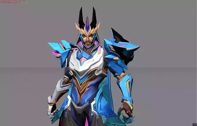 Khaled Wave Strider Low-poly 3D model