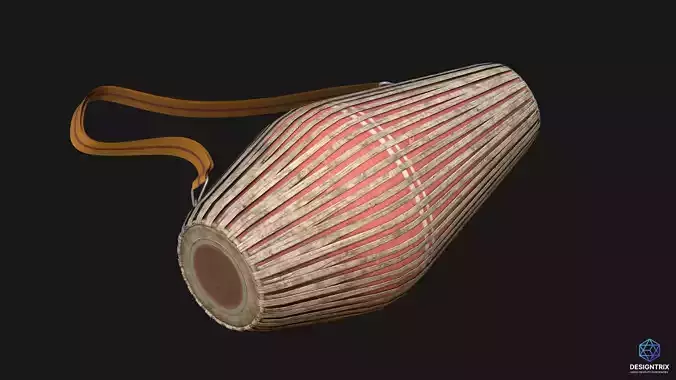 Mridanga 3D Model