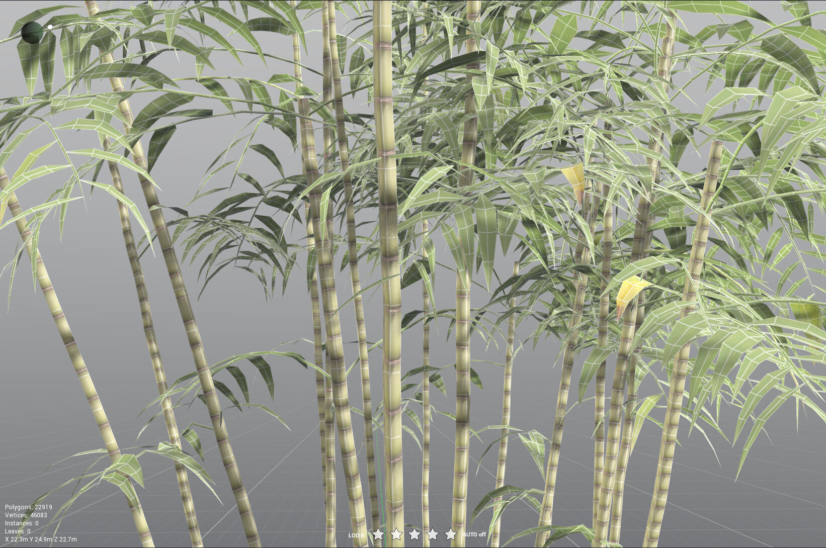 EVERYPlant Common Bamboo LowPoly Low-poly 3D model_37
