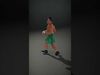 Athletic Boxer Character Model Rigged and Animated Low-poly 3D model_2