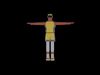 Stylized 3D Basketball Player Character - Cartoon Athlete 3D model_1