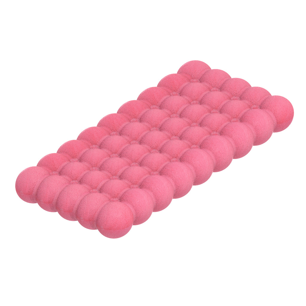 Exquisite Beach Seat Cushion 3D print model_1