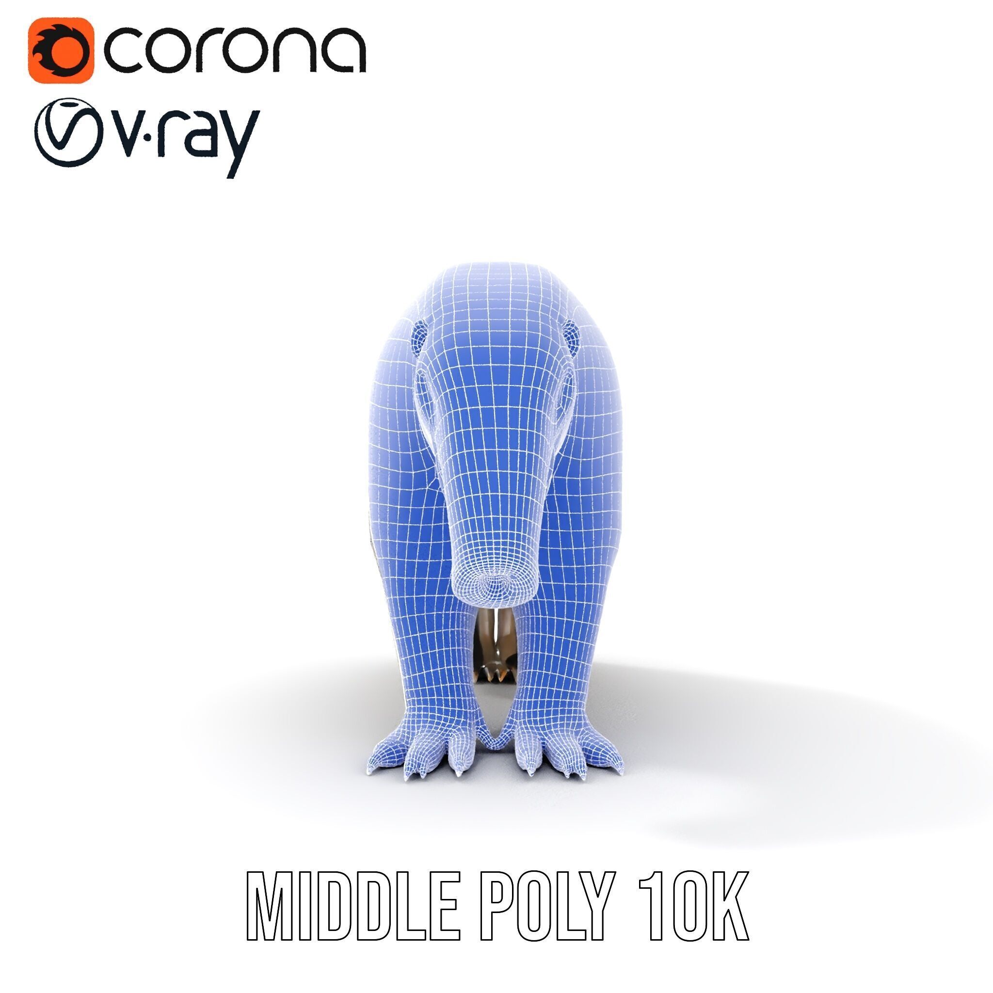 Anteater Model Pack  Detailed and Versatile D Creature Low-poly 3D model_21