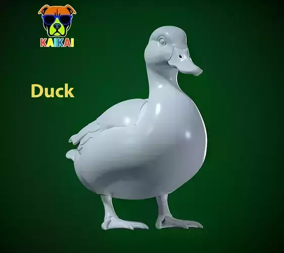 Duck statue - Duck model - 3D print