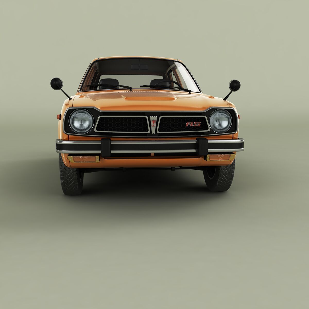 Honda Civic RS 3D model_4