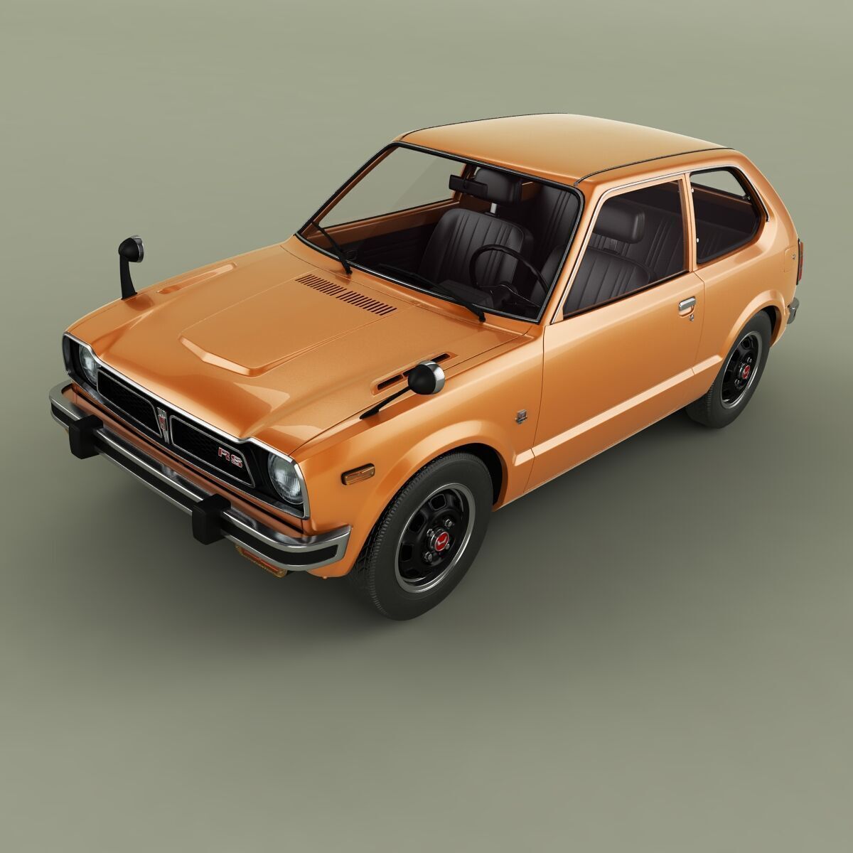 Honda Civic RS 3D model_5