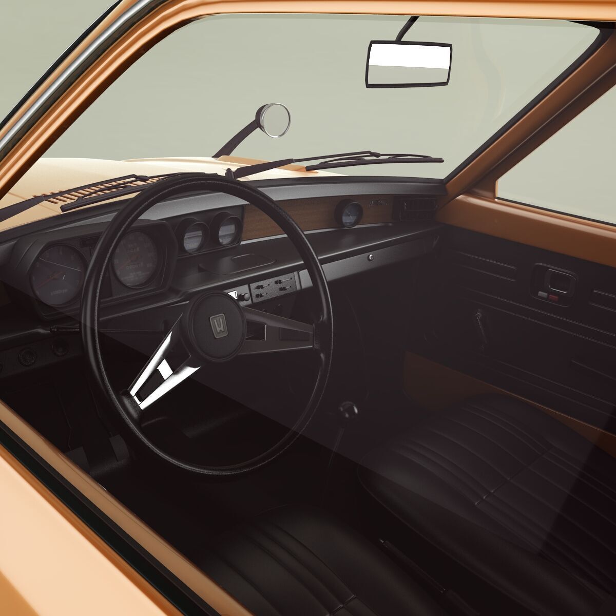 Honda Civic RS 3D model_8