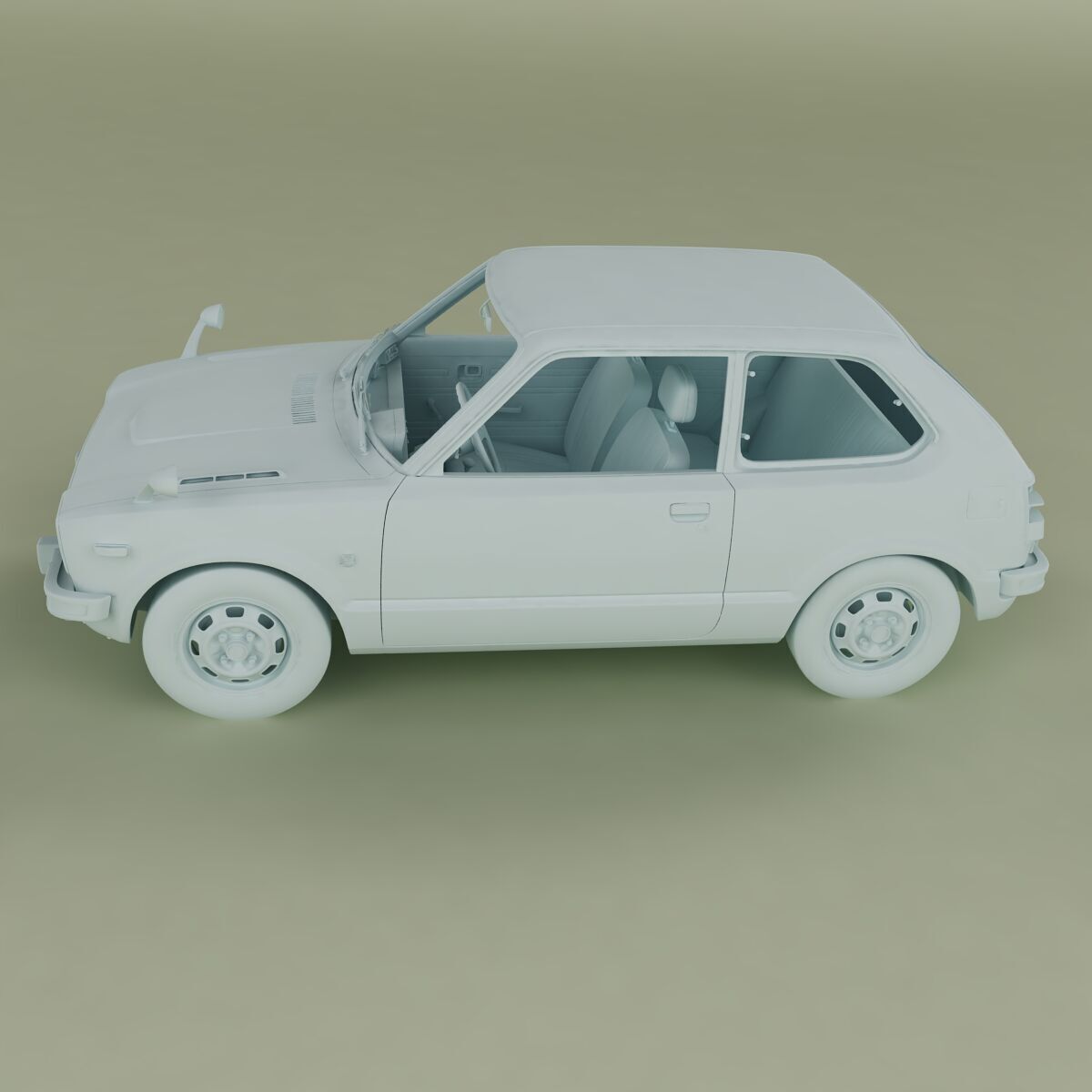 Honda Civic RS 3D model_11