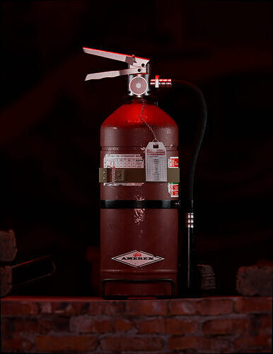 AMEREX Fire Extinguisher 3D model